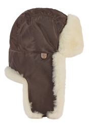 Detská zimná čiapka EMU Australia EMU Kids Aviator Hat Chocolate