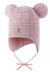 Detská zimná čiapka Reima Kuuru Pale Rose