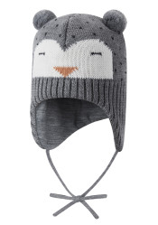 Detská čiapka Reima Ilmein Melange Grey