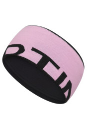 Unisex pletená čelenka Martini Recharge Knitted Headband Uni Pink Dusk/Black