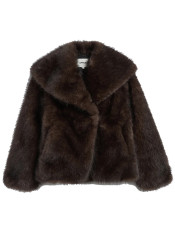 APPARIS Yara Sable Coat Fauve Multi