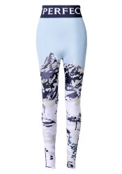 Perfect Moment Jacquard Base Layer Pant 2241 Landscape/Blue