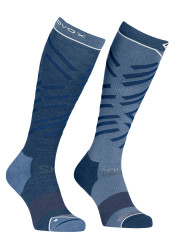 Ortovox Ski Tour Long Socks Men'S Blue Nunatak