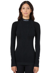 UYN W Elevatyon Biomorph UW Shirt Long_Sl.Turtle Neck NP Black X117