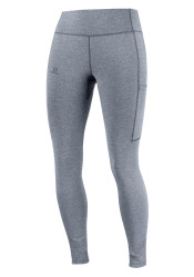 Dámske legíny Salomon Outline Tight W Ebony / Heather