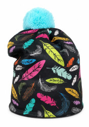 Detská čiapka HAUER MAGIC FUN ANIMALS MINT