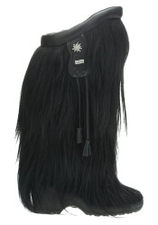 Dámske zimné topánky Nis 715821 Stivale Pelliccia Capra Black