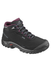  Dámske zimné topánky Salomon SHELTER SK WP W Black / Ebony / Wine Ta