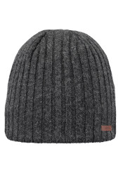 Pánska čiapka Barts Haakon Beanie charcoal