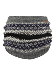 Pletená šála Barts Gregoris Col Dark Heather