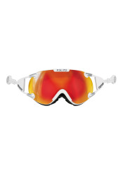 Zjazdové okuliare Casco FX 70 Carbonic biele / oranžové