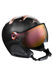 Kask SHE00060 Visor PIUMA R CHROME Black/pink gold
