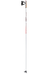 Dámske palice na bežky LEKI CC 600 WHITE-DARKANTHRACITE-FLUORESCENT RED