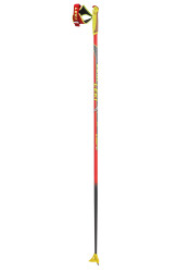 Detské palice na bežky LEKI HRC JUNIOR FLUORESCENT RED-NEONYELLOW-DARKANTHRACITE