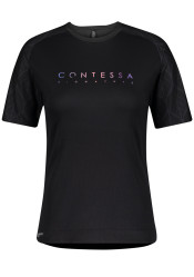 Dámske trailové tričko Scott Trail Contessa Signature SS – Black