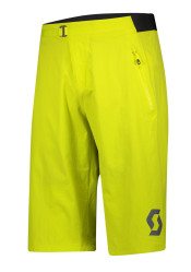 Pánske cyklistické kraťasy Scott Shorts M 's Trail Vertico w / pad sulphur yell
