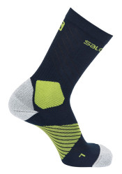 Ponožky SALOMON XA PRO DRESS BLUE/LIME PUNCH