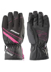 Detské zimné rukavice ZANIER RAURIS GTX JR BLACK/PINK
