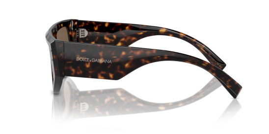 detail Slnečné okuliare Dolce & Gabbana 0DG4461 502/73 – Havana / Dark Brown