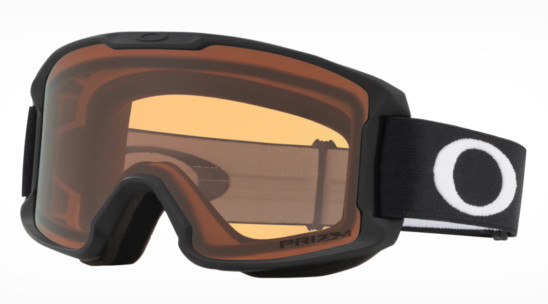 detail Detské lyžiarske okuliare Oakley Line Miner Youth Matte Black w/ Prizm Snow Persimmon GBL