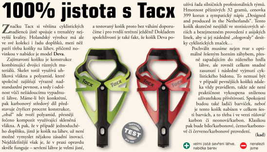 detail Košík na fľašu TACX DEVA Gree/Car