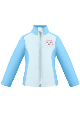 Detská dievčenská mikina Poivre Blanc W21-1500-BBGL/N Micro Fleece Jacket multico whisper blue
