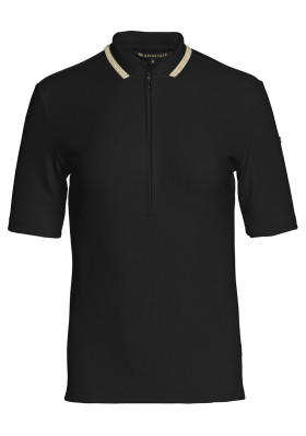 Dámske tričko Goldbergh CASSIA short sleeve top BLACK