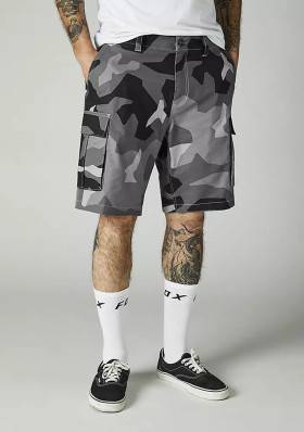 Pánske kraťasy Fox Slambozo Camo Short 2.0 Black Camor
