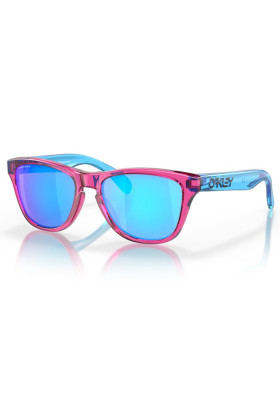 Oakley 9009-0448 Frogskins XXS Acid Pink W/Prizm Sapph