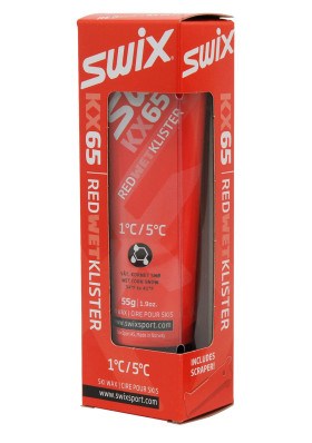 Swix KX65 Klistr,červený,+1°C/+5°C,55g