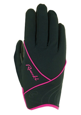 Roeckl Elena black/pink