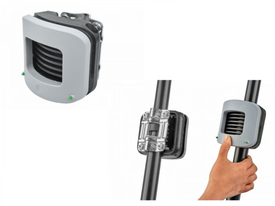 detail Author Bubbly Maxi Plus FF detská sedačka (biela/modrá)