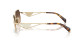 náhľad Slnečné okuliare Prada PR A51S ZVN50C58 – Pale Gold / Brown Gradient Grey