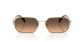 náhľad Slnečné okuliare Prada PR A51S ZVN50C58 – Pale Gold / Brown Gradient Grey