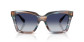 náhľad Slnečné okuliare Dolce & Gabbana DG4498 34481455 – pruhovaná modrá/šedá, gradientné modré sklá