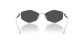 náhľad Slnečné okuliare Jimmy Choo JC4017 300287 55 – Silver / Dark Grey
