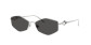 náhľad Slnečné okuliare Jimmy Choo JC4017 300287 55 – Silver / Dark Grey