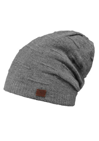 detail Pánska čiapka Barts Timber Dark heather