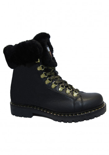 Dámske zimné topánky Nis 2015435B/1 Scarponcino Pelle St. Black