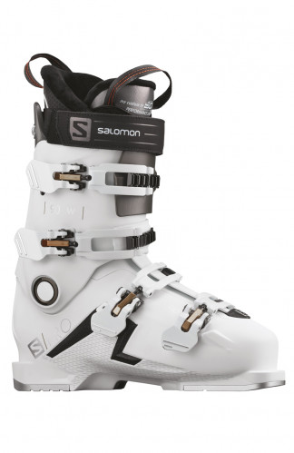 Dámske lyžiarske topánky Salomon S / PRO 90 W Wh / black / gold Glow