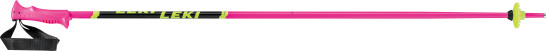 detail Zjazdové palice Leki Racing Kids Neonpink-Black-Neonyellow