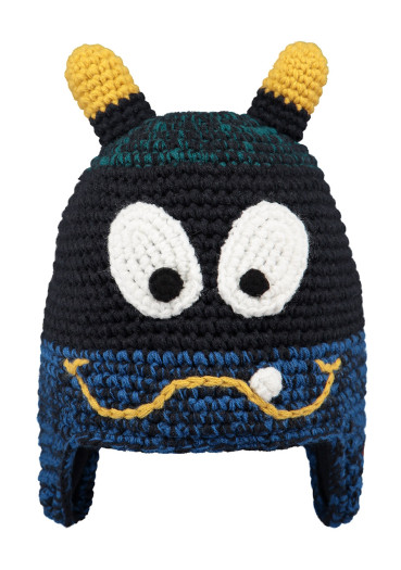 detail Detská pletená čiapka Barts Monster Beanie Navy