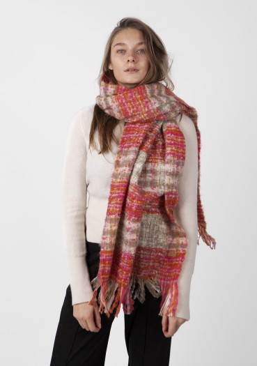 detail Dámsky šál Barts Kristinam Magenta