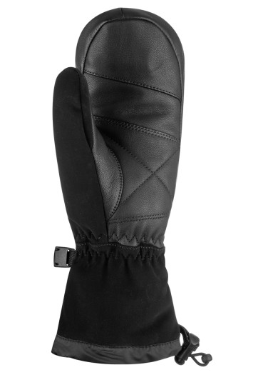 detail Dámské rukavice Reusch Yeta Mitten Black/Shiny Silver