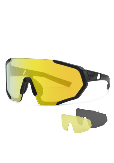 detail Hatchey Vapor Plus black/golden Športové okuliare