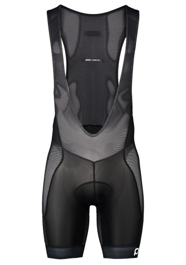 detail POC MTB Air Layer Bib Shorts Uranium Black
