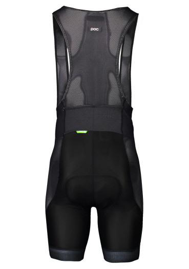 detail POC MTB Air Layer Bib Shorts Uranium Black