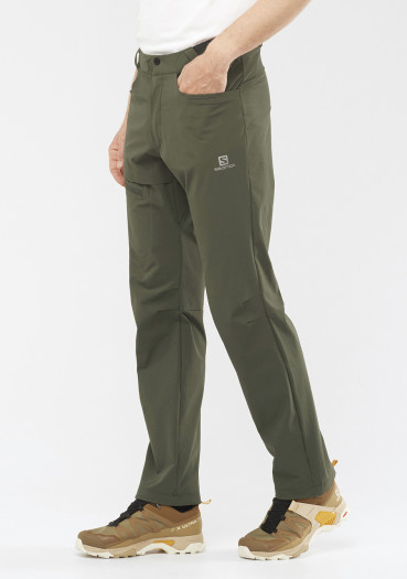 detail Salomon WAYFARER PANTS M Forest Night