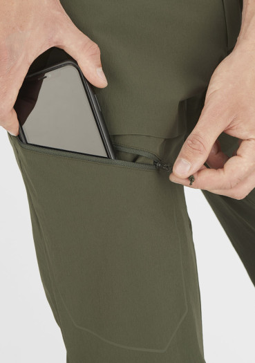 detail Salomon WAYFARER PANTS M Forest Night