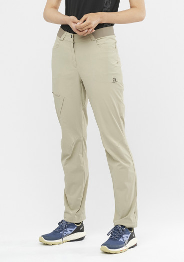 detail Salomon WAYFARER PANTS W PLAZA TAUPE